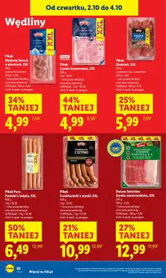 Lidl - gazetka promocyjna Oferta od czwartku od czwartku 02.10 do soboty 04.10 - strona 30