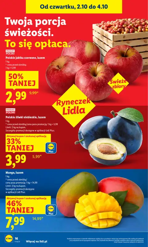 Lidl - gazetka promocyjna Oferta od czwartku od czwartku 02.10 do soboty 04.10 - strona 20