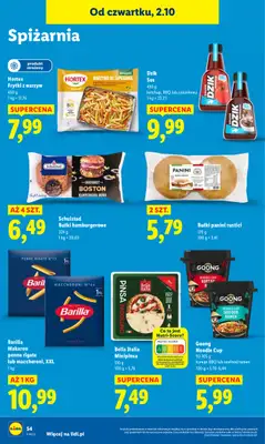 Lidl - gazetka promocyjna Oferta od czwartku od czwartku 02.10 do soboty 04.10 - strona 62