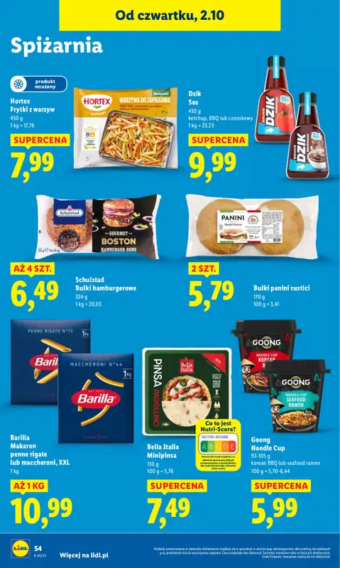 Lidl - gazetka promocyjna Oferta od czwartku od czwartku 02.10 do soboty 04.10 - strona 62