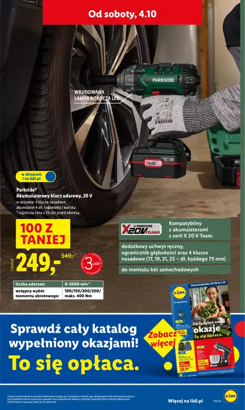 Lidl - gazetka promocyjna Oferta od czwartku od czwartku 02.10 do soboty 04.10 - strona 19