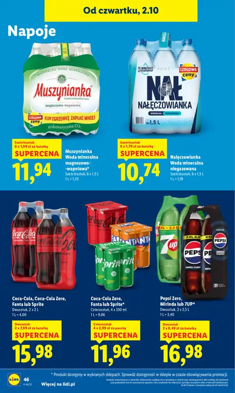 Lidl - gazetka promocyjna Oferta od czwartku od czwartku 02.10 do soboty 04.10 - strona 50
