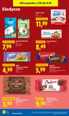 Lidl - gazetka promocyjna Oferta od czwartku od czwartku 02.10 do soboty 04.10 - strona 48