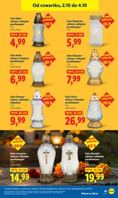 Lidl - gazetka promocyjna Oferta od czwartku od czwartku 02.10 do soboty 04.10 - strona 73