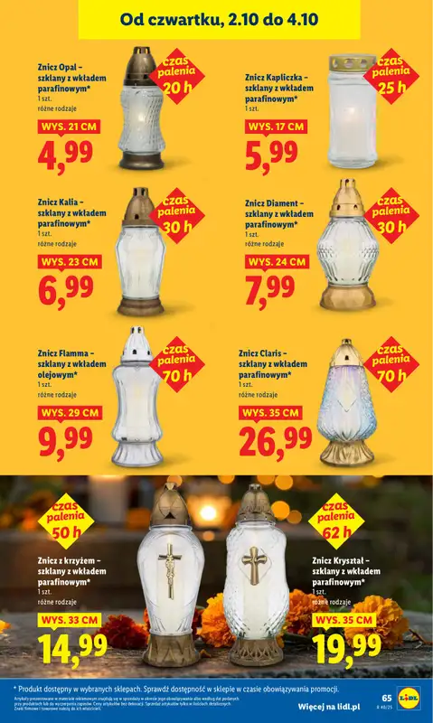 Lidl - gazetka promocyjna Oferta od czwartku od czwartku 02.10 do soboty 04.10 - strona 73
