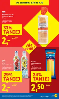 Lidl - gazetka promocyjna Oferta od czwartku od czwartku 02.10 do soboty 04.10 - strona 11