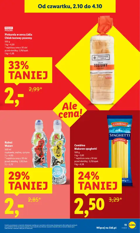 Lidl - gazetka promocyjna Oferta od czwartku od czwartku 02.10 do soboty 04.10 - strona 11