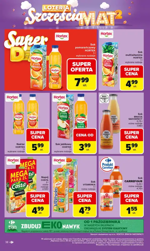 Carrefour - gazetka promocyjna Gazetka Carrefour od poniedziałku od poniedziałku 06.10 do soboty 11.10 - strona 38