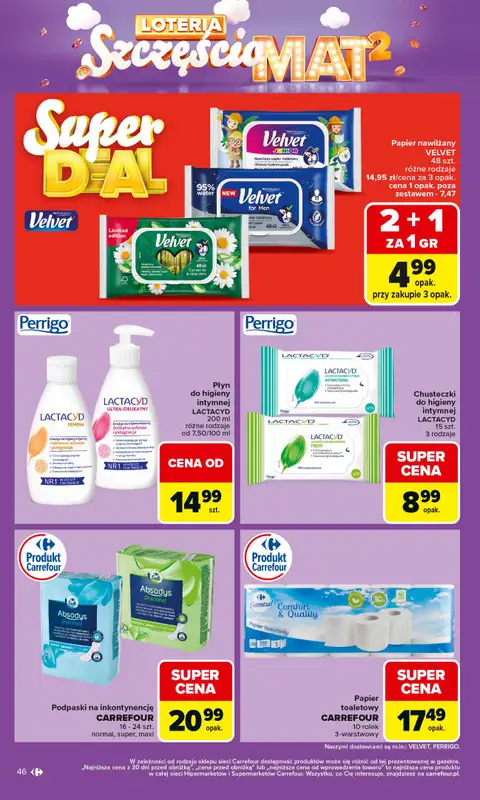 Carrefour - gazetka promocyjna Gazetka Carrefour od poniedziałku od poniedziałku 06.10 do soboty 11.10 - strona 46