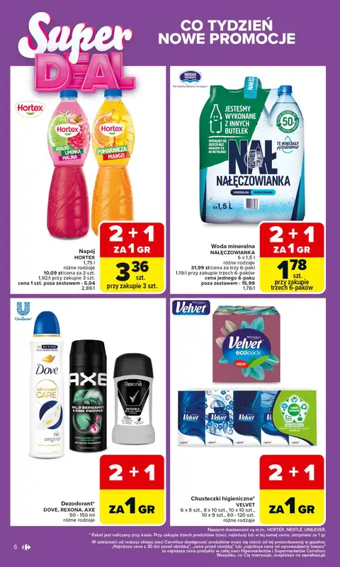 Carrefour - gazetka promocyjna Gazetka Carrefour od poniedziałku od poniedziałku 06.10 do soboty 11.10 - strona 6