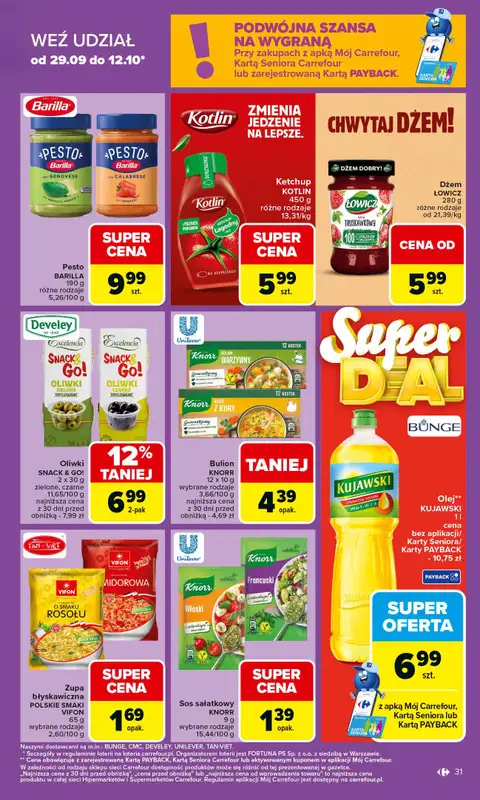Carrefour - gazetka promocyjna Gazetka Carrefour od poniedziałku od poniedziałku 06.10 do soboty 11.10 - strona 31