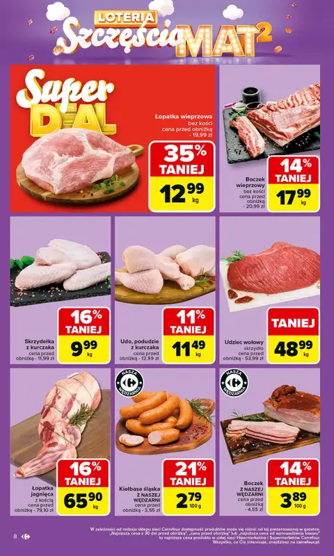 Carrefour - gazetka promocyjna Gazetka Carrefour od poniedziałku od poniedziałku 06.10 do soboty 11.10 - strona 8