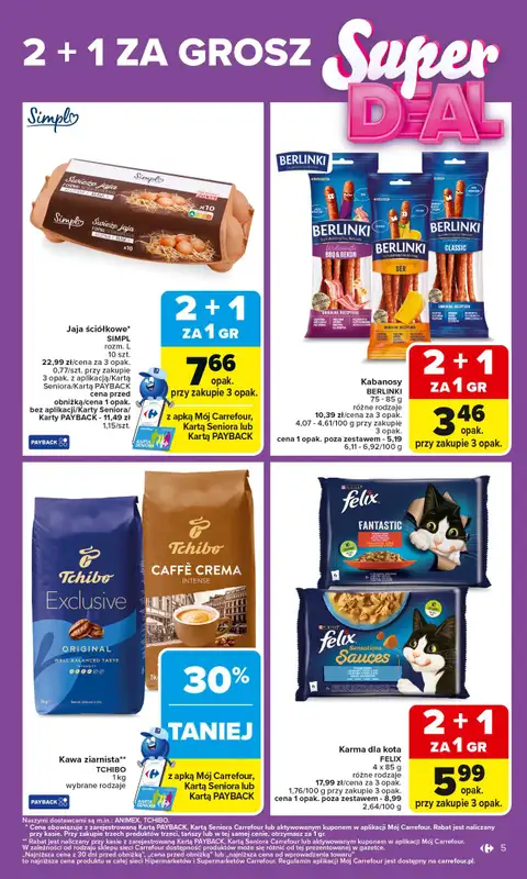 Carrefour - gazetka promocyjna Gazetka Carrefour od poniedziałku od poniedziałku 06.10 do soboty 11.10 - strona 5