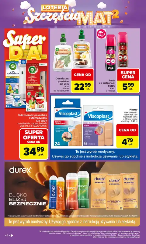 Carrefour - gazetka promocyjna Gazetka Carrefour od poniedziałku od poniedziałku 06.10 do soboty 11.10 - strona 48