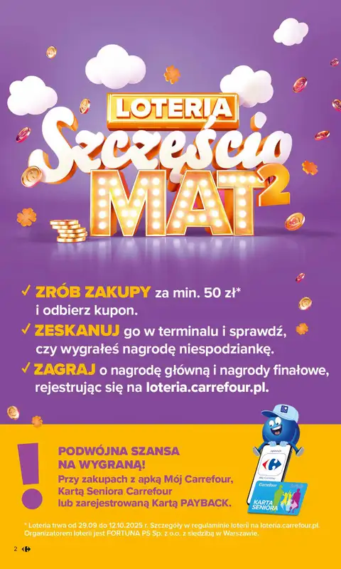 Carrefour - gazetka promocyjna Gazetka Carrefour od poniedziałku od poniedziałku 06.10 do soboty 11.10 - strona 2