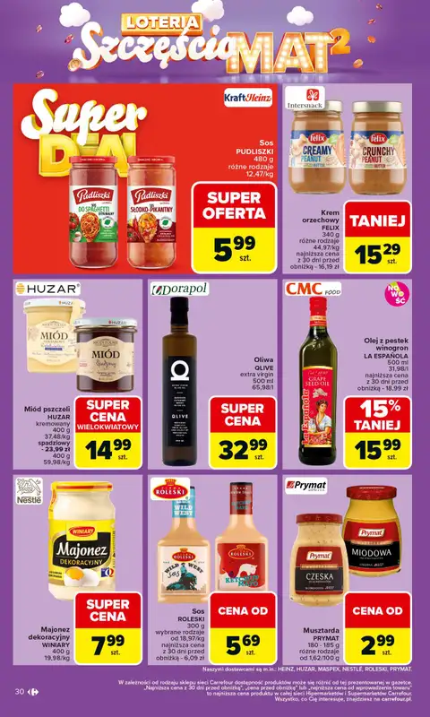 Carrefour - gazetka promocyjna Gazetka Carrefour od poniedziałku od poniedziałku 06.10 do soboty 11.10 - strona 30
