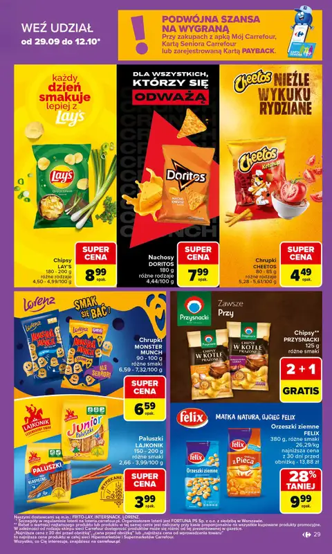 Carrefour - gazetka promocyjna Gazetka Carrefour od poniedziałku od poniedziałku 06.10 do soboty 11.10 - strona 29