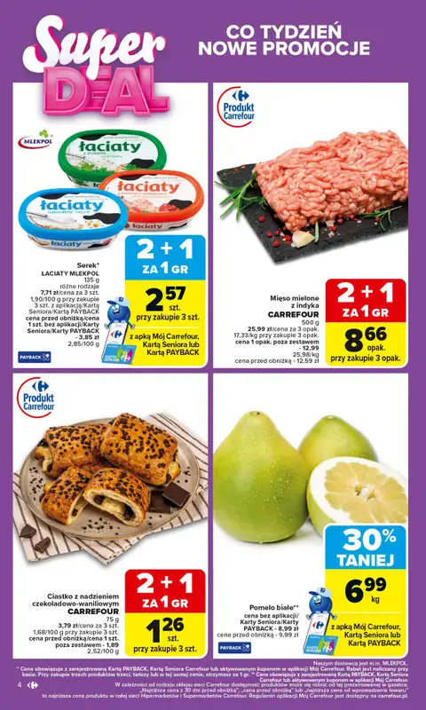Carrefour - gazetka promocyjna Gazetka Carrefour od poniedziałku od poniedziałku 06.10 do soboty 11.10 - strona 4