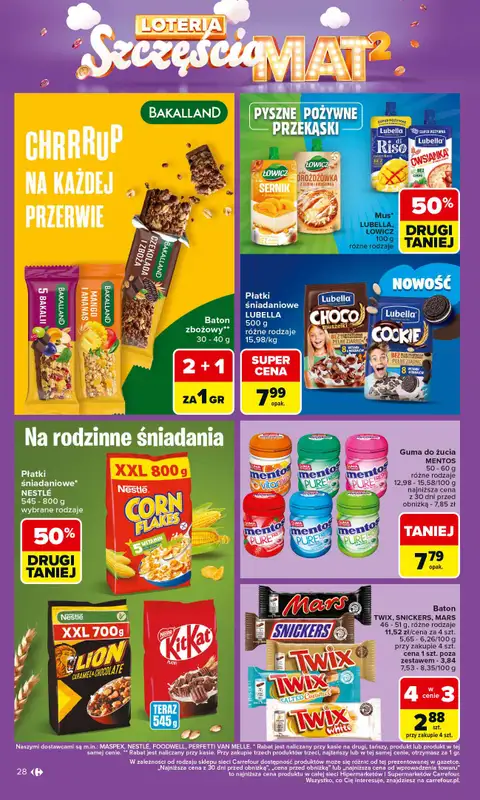 Carrefour - gazetka promocyjna Gazetka Carrefour od poniedziałku od poniedziałku 06.10 do soboty 11.10 - strona 28