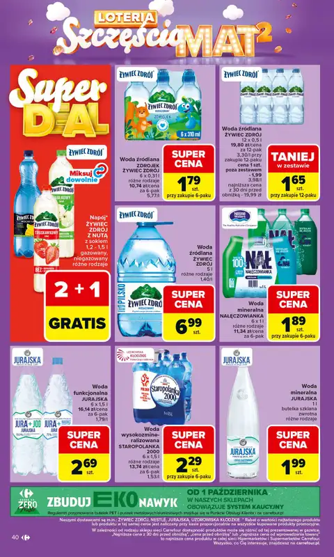 Carrefour - gazetka promocyjna Gazetka Carrefour od poniedziałku od poniedziałku 06.10 do soboty 11.10 - strona 40