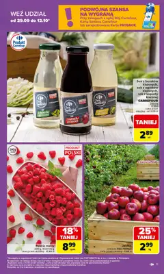 Carrefour Market - gazetka promocyjna Gazetka Carrefour Market od poniedziałku od poniedziałku 06.10 do soboty 11.10 - strona 11 Carrefour Market - gazetka promocyjna Gazetka Carrefour Market od poniedziałku od poniedziałku 06.10 do soboty 11.10 - strona 11