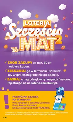 Carrefour Market - gazetka promocyjna Gazetka Carrefour Market od poniedziałku od poniedziałku 06.10 do soboty 11.10 - strona 2 Carrefour Market - gazetka promocyjna Gazetka Carrefour Market od poniedziałku od poniedziałku 06.10 do soboty 11.10 - strona 2