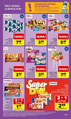 Carrefour Market - gazetka promocyjna Gazetka Carrefour Market od poniedziałku od poniedziałku 06.10 do soboty 11.10 - strona 27 Carrefour Market - gazetka promocyjna Gazetka Carrefour Market od poniedziałku od poniedziałku 06.10 do soboty 11.10 - strona 27