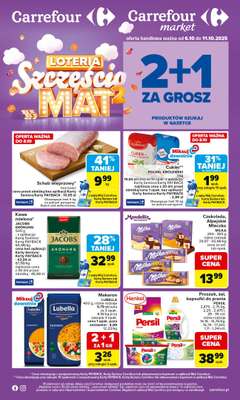 Carrefour Market - gazetka promocyjna Gazetka Carrefour Market od poniedziałku od poniedziałku 06.10 do soboty 11.10