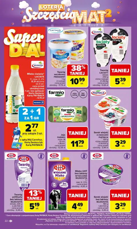 Carrefour Market - gazetka promocyjna Gazetka Carrefour Market od poniedziałku od poniedziałku 06.10 do soboty 11.10 - strona 22