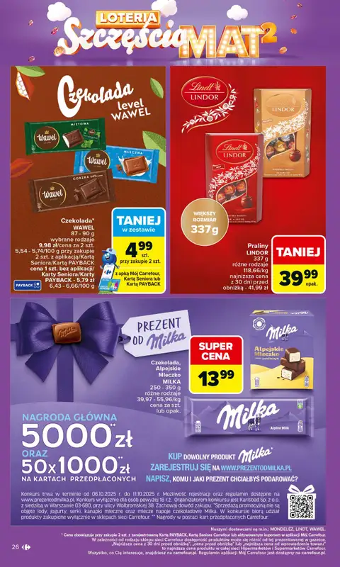 Carrefour Market - gazetka promocyjna Gazetka Carrefour Market od poniedziałku od poniedziałku 06.10 do soboty 11.10 - strona 26