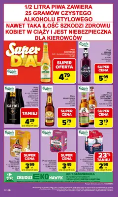 Carrefour Market - gazetka promocyjna Gazetka Carrefour Market od poniedziałku od poniedziałku 06.10 do soboty 11.10 - strona 42 Carrefour Market - gazetka promocyjna Gazetka Carrefour Market od poniedziałku od poniedziałku 06.10 do soboty 11.10 - strona 42