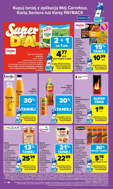 Carrefour Market - gazetka promocyjna Gazetka Carrefour Market od poniedziałku od poniedziałku 06.10 do soboty 11.10 - strona 14