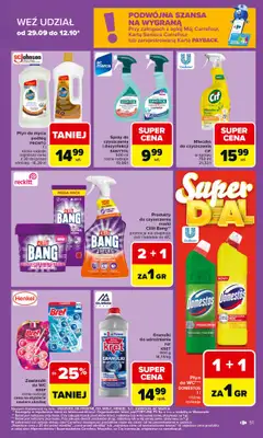 Carrefour Market - gazetka promocyjna Gazetka Carrefour Market od poniedziałku od poniedziałku 06.10 do soboty 11.10 - strona 51 Carrefour Market - gazetka promocyjna Gazetka Carrefour Market od poniedziałku od poniedziałku 06.10 do soboty 11.10 - strona 51