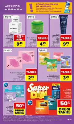 Carrefour Market - gazetka promocyjna Gazetka Carrefour Market od poniedziałku od poniedziałku 06.10 do soboty 11.10 - strona 47 Carrefour Market - gazetka promocyjna Gazetka Carrefour Market od poniedziałku od poniedziałku 06.10 do soboty 11.10 - strona 47