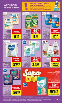 Carrefour Market - gazetka promocyjna Gazetka Carrefour Market od poniedziałku od poniedziałku 06.10 do soboty 11.10 - strona 37 Carrefour Market - gazetka promocyjna Gazetka Carrefour Market od poniedziałku od poniedziałku 06.10 do soboty 11.10 - strona 37