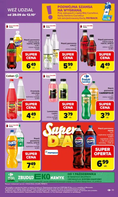Carrefour Market - gazetka promocyjna Gazetka Carrefour Market od poniedziałku od poniedziałku 06.10 do soboty 11.10 - strona 39