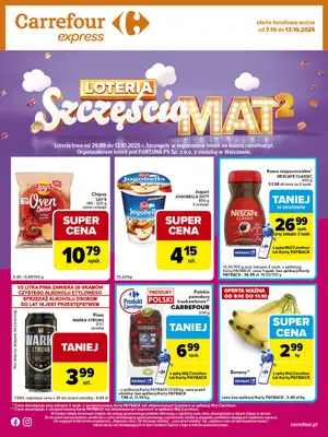 Carrefour Express - gazetka promocyjna Gazetka Express od wtorku 07.10 do poniedziałku 13.10 - strona 2 Carrefour Express - gazetka promocyjna Gazetka Express od wtorku 07.10 do poniedziałku 13.10 - strona 2