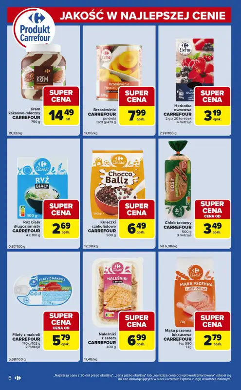 Carrefour Express - gazetka promocyjna Gazetka Express od wtorku 07.10 do poniedziałku 13.10 - strona 6