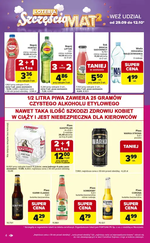 Carrefour Express - gazetka promocyjna Gazetka Express od wtorku 07.10 do poniedziałku 13.10 - strona 4