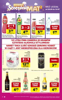 Carrefour Express - gazetka promocyjna Gazetka Express od wtorku 07.10 do poniedziałku 13.10 - strona 4 Carrefour Express - gazetka promocyjna Gazetka Express od wtorku 07.10 do poniedziałku 13.10 - strona 4