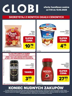 Globi - gazetka promocyjna Gazetka Globi od wtorku 07.10 do poniedziałku 13.10 - strona 2 Globi - gazetka promocyjna Gazetka Globi od wtorku 07.10 do poniedziałku 13.10 - strona 2