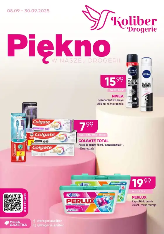 Drogerie Koliber - gazetka promocyjna Gazetka od środy 08.10 do czwartku 30.10