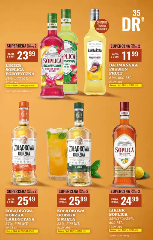 Biedronka - gazetka promocyjna Czas na Toast! od poniedziałku 06.10 do soboty 18.10 - strona 35