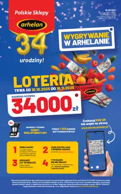 Arhelan - gazetka promocyjna Gazetka od piątku 10.10 do niedzieli 19.10 Arhelan - gazetka promocyjna Gazetka od piątku 10.10 do niedzieli 19.10