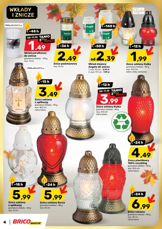 Bricomarche - gazetka promocyjna Gazetka od środy 08.10 do soboty 18.10 - strona 4