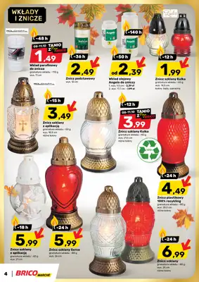 Bricomarche - gazetka promocyjna Gazetka od środy 08.10 do soboty 18.10 - strona 4 Bricomarche - gazetka promocyjna Gazetka od środy 08.10 do soboty 18.10 - strona 4
