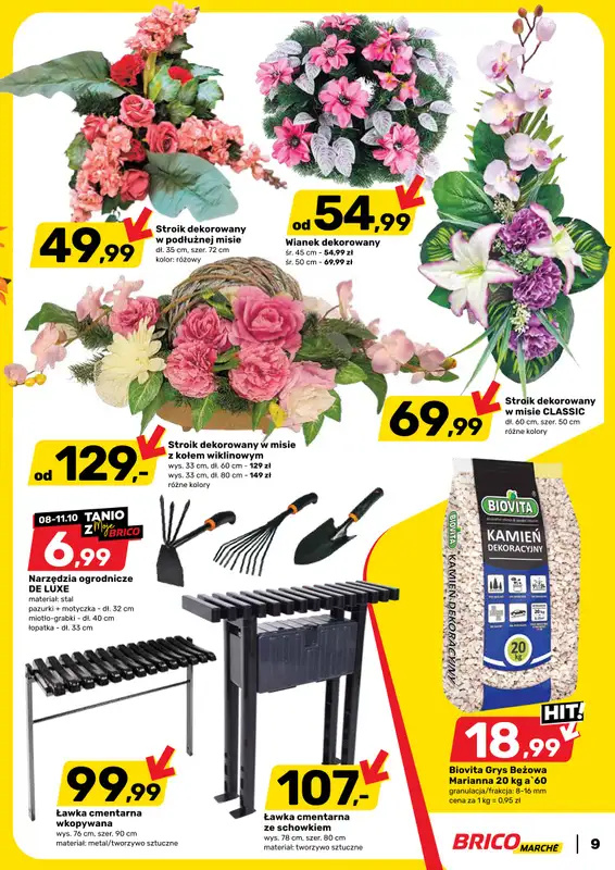 Bricomarche - gazetka promocyjna Gazetka od środy 08.10 do soboty 18.10 - strona 9