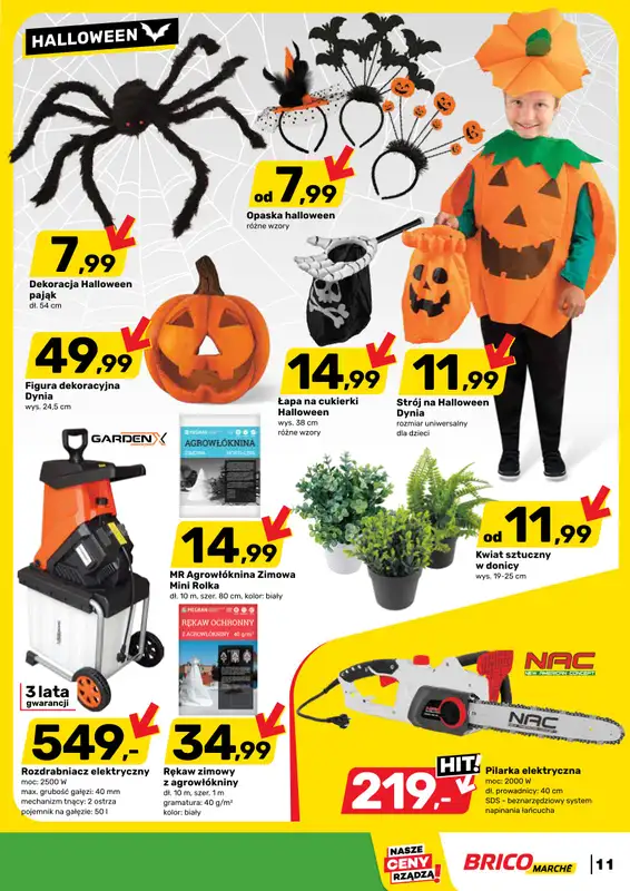 Bricomarche - gazetka promocyjna Gazetka od środy 08.10 do soboty 18.10 - strona 11