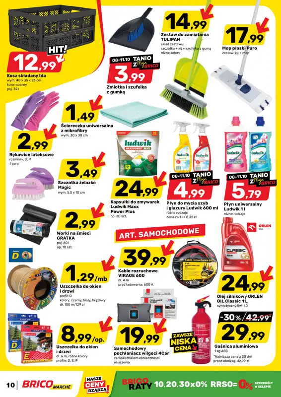 Bricomarche - gazetka promocyjna Gazetka od środy 08.10 do soboty 18.10 - strona 10