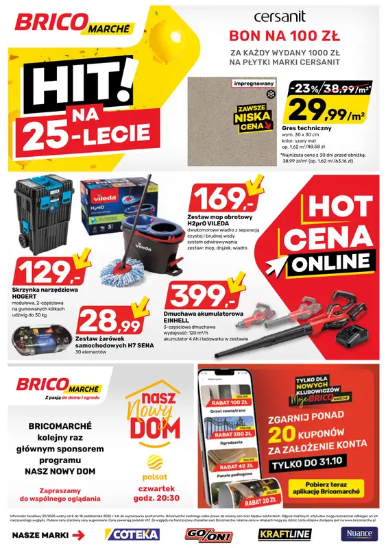 Bricomarche - gazetka promocyjna Gazetka od środy 08.10 do soboty 18.10 - strona 12